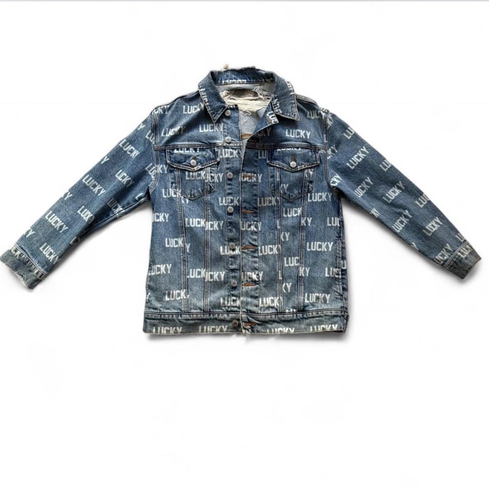 Lucky Brand Kids Blue Logo Jean Jacket